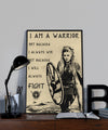 VK013 - Viking Poster - I'm A Warrior - Lagertha - Vertical Poster - Vertical Canvas