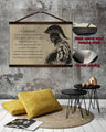 WA004 - I Choose - English - Spartan - Horizontal Poster - Horizontal Canvas - Warrior Poster