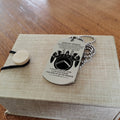 WAD015 - Make No Mistake - Spartan - Warrior - Engrave Silver Dog Tag