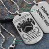 WAD026 - Call On Me Brother - English - Spartan - Warrior - Engrave Silver Dog Tag